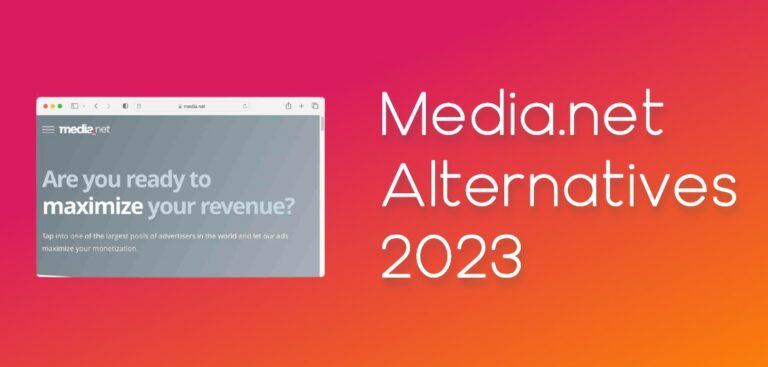 Media.net Alternatives 2023