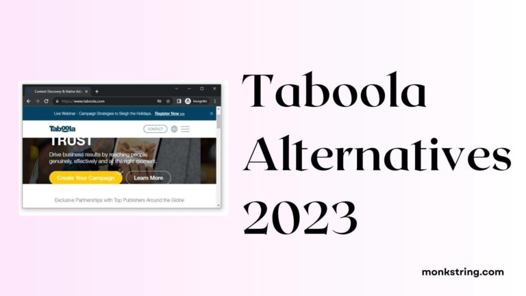 Taboola Alternatives