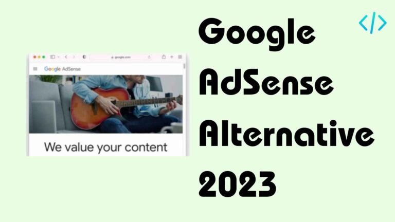 Google AdSense Alternatives